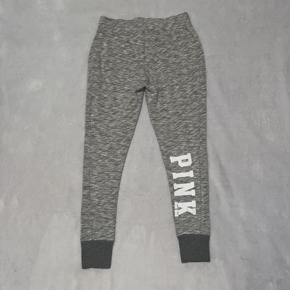 Victoria Secret PINK sweats / sweatpants / joggers heather gray extra small xs - Picture 4 of 6